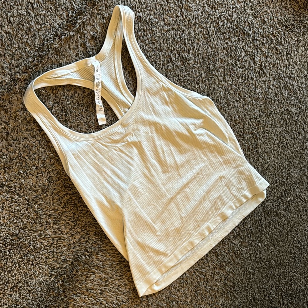 Lululemon swiftly tank color bone
